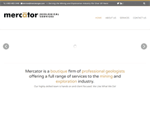 Tablet Screenshot of mercatorgeo.com